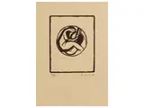 Amedeo Lanci, Senza titolo, lithograph on paper