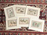 Paul Mahler, Birds (1907), six lithographs