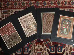 Decorations by Auguste Racinet, four lithographs, offered Dec 2024