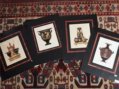 Henry Moses, Antique vases from the collection of Sir Henry Englefield, four copper engravings