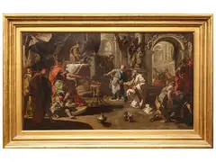 Annibale giura odio ai romani by Giambattista Pittoni, oil on canvas, offered Dec 2024
