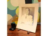Ghitta Carell, Portrait of Benito Mussolini, photograph