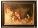 Vespasiano Bignami, The Temptations of Saint Anthony, 1889, oil on canvas