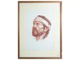 Silvestro Pistolesi, Study for the Church of the Transfiguration in Orleans USA, sanguine on chalk paper on paper