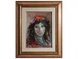 Norberto Martini, The Gypsy, oil on hardboard