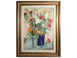 Rodolfo Marma, Flowers 1975, oil on canvas