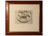 Giuliano Tomaino, Rocking horse, etching