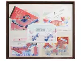 Piero Viti, Mail Art Ritorno, mixed media and collage on paper