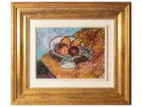 Guido Borgianni, Still life with fruit, oil on canvas