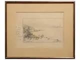 Giovanni Lomi, Marina 1947, pencil on paper