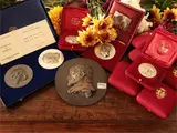 Miscellany of silver and bronze medals by Pietro Annigoni, Saint Benedict Abbas and other subjects, offered Nov 2024