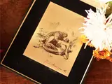 Pietro Annigoni, The Good Samaritan, silkscreen on silver plate
