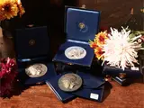 Rossella by Pietro Annigoni, series of six silver medals, offered Nov 2024