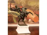 Marcello Tommasi, Bronze group, on a white marble base