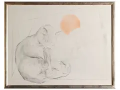 Antonio Ciccone, Cat, lithograph