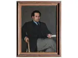 Antonio Bueno, Portrait of Pietro Annigoni 1943, oil on canvas