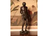 Mario Parri, Male figure, bronze sculpture