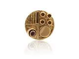 Alberto Giorgi, 'Arte Cinetica. Opera 70' 1970-1975 ring in yellow gold and ruby, size