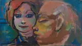 Mino Maccari, Figure, Oil on canvas