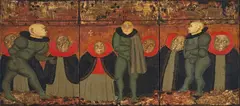 Gaetano Pompa, 3 primi attori, 1965, Mixed media on