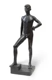 Karl Geiser, Studio su David, 1944, Bronze sculpture