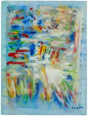 Antonio Corpora, Primavera, 1989, Watercolor on paper