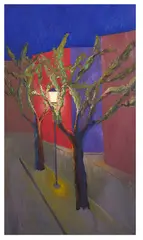 Salvo, Notturno, 1981, Acrylic on canvas
