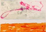 Mario Schifano, Paesaggio anemico, Enamel and crayon on canvas