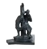 Mimmo Paladino, Senza titolo, 1983, Burnished bronze sculpture