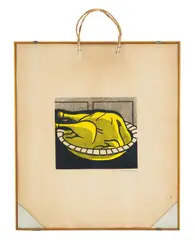 Roy Lichtenstein, Turkey Shopping Bag, 1964, Screen printing on shopping bag with handles