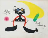 Joan Miró, Le cosmonaute, 1969, Etching and aquatint