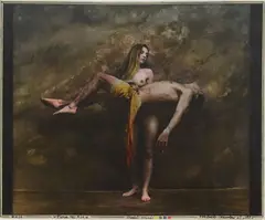Jan Saudek, Pietà n.414, 1991, C-print