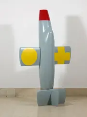 Maurizio Mochetti, Pinguino, 1987, Fiberglass sculpture