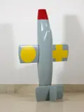 Maurizio Mochetti, Pinguino, 1987, Fiberglass sculpture