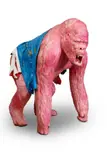 Maurizio Savini, Il dissenso di un uomo, 2013, Chewing-gum and fiberglass sculpture