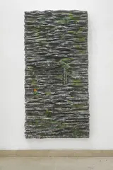 Relief #1 (Niche) by Veit Laurent Kurz, 2014, Mixed media on polystyrene applied on canvas, offered May 2026