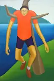 Giuliano Guatta, Spavaldo, 2002, Oil on panel