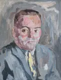 Carlo Levi, Ritratto di Paolo Ricci, Oil on canvas