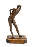 Marcello Tommasi, L'adolescente, Lost wax cast statuary bronze