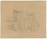 Giorgio Morandi, Natura morta, 1928, Pencil on paper