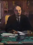 Lenin by Svetlana Mashinskaja, 1950, oil on panel, offered Nov 2025