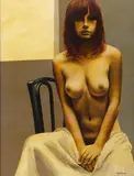 Luciano Ventrone, Nudo, 1980, Oil on canvas