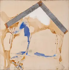 Vasco Bendini, Annunciazione, 1980, oil and mixed media on canvas