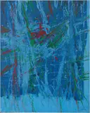 Antonio Corpora, Approdo nel mare Ionio, 1975, Oil on canvas