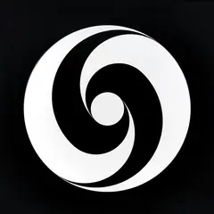 Dinamica circolare 9BN ø 50 by Marina Apollonio, 1969, Enamel on wood + rotating mechanism, offered Nov 2025