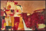 Gianni Pisani, Una preghiera per un cielo triste, Oil on canvas