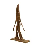Mario Ceroli, Senza titolo, 2007, Bronze sculpture
