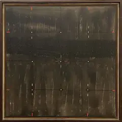Gastone Biggi, Luci - Dark New York, 1990, Water-based paint on canvas