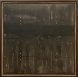 Gastone Biggi, Luci - Dark New York, 1990, Water-based paint on canvas