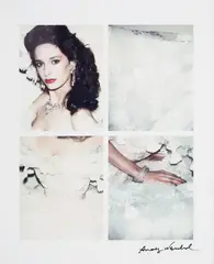 Paola Dominguin by Andy Warhol, 1981, Polaroid polacolor, offered Nov 2025